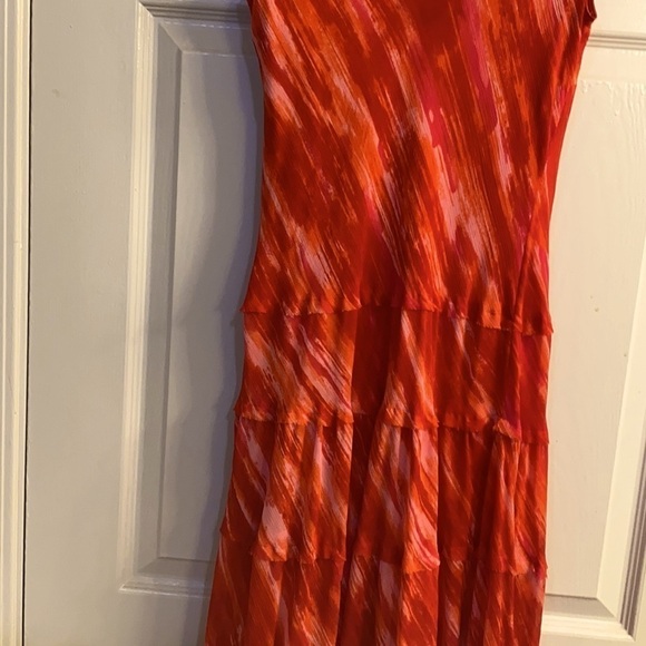 Jones New York Dress Red and White Size 4 - Picture 4 of 5